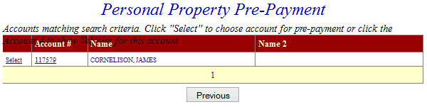 select name to view detail example