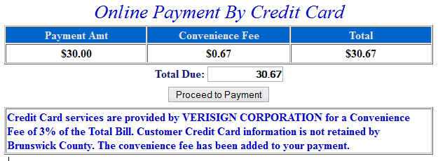 Pay using credit card