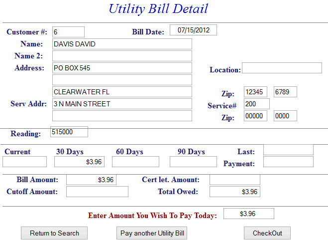 bill detail example