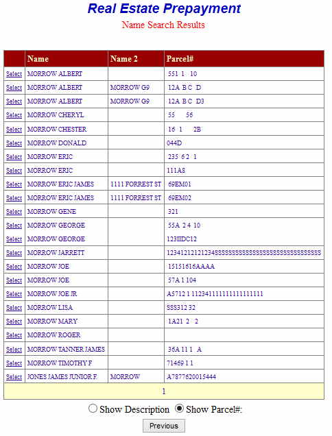 select record example